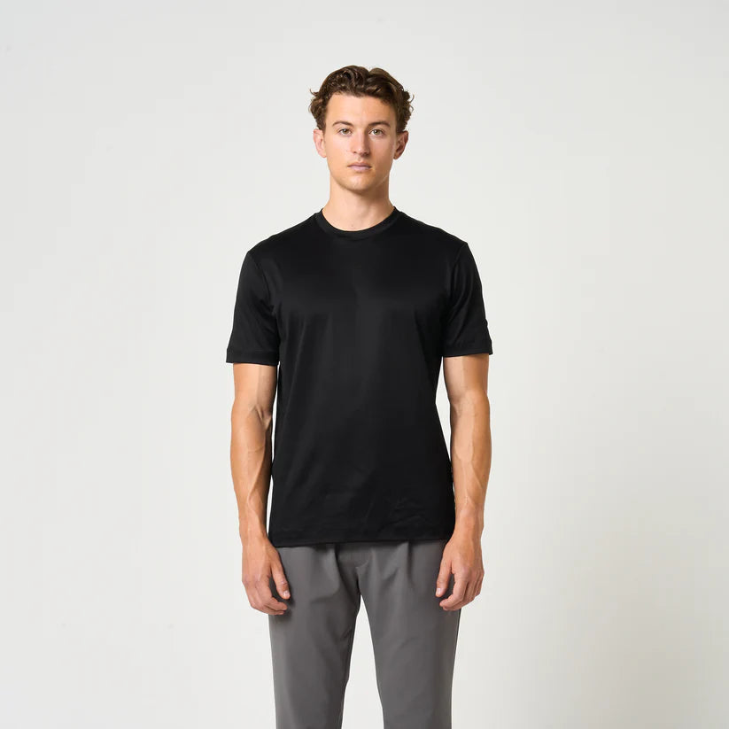 Loiano Egyptian Cotton T-Shirt - Black